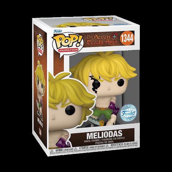 Cover for Funko Pop! Animation the Seven Deadly Sins · Meliodas #1344 (Spielzeug)