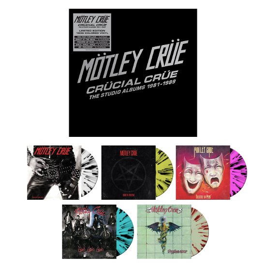 Mötley Crüe · Crücial Crüe - The Studio Albums 1981-1989 (LP) [Box Set edition] (2023)