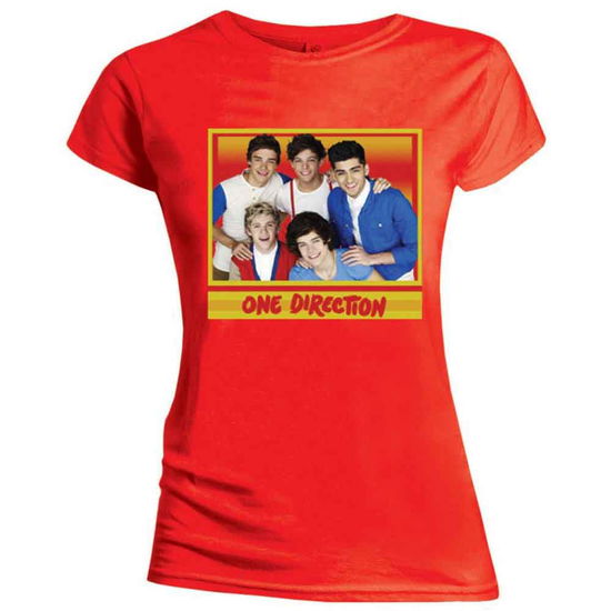 Cover for One Direction · One Direction Ladies T-Shirt: Cool Red (Skinny Fit) (T-shirt) [size M] [Red - Ladies edition] (2021)