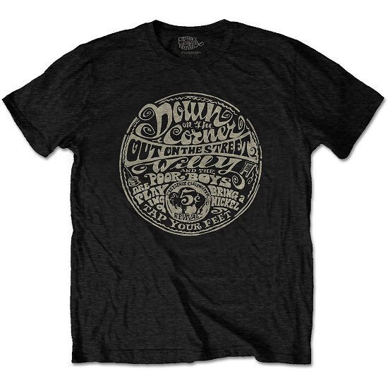 Creedence Clearwater Revival Unisex T-Shirt: Down On The Corner - Creedence Clearwater Revival - Fanituote - MERCHANDISE - 5056170699327 - torstai 9. tammikuuta 2020