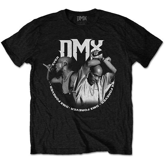 Cover for Dmx · DMX Unisex T-Shirt: Forever Circle (T-shirt) [size S] [Black - Unisex edition]