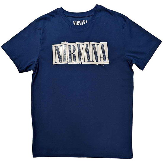 Nirvana Unisex T-Shirt: Box Logo - Nirvana - Marchandise -  - 5056561091327 - 