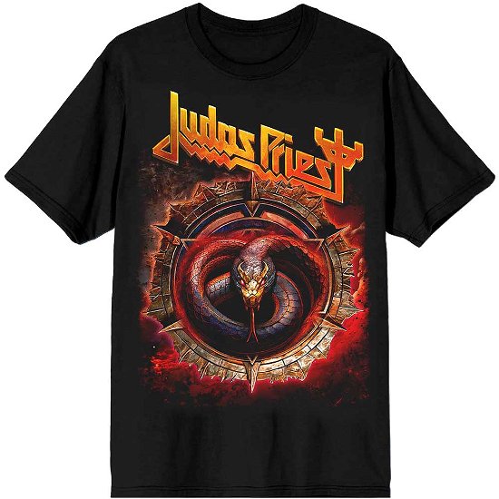 Judas Priest Unisex T-Shirt: The Serpent - Judas Priest - Gadżety -  - 5056737241327 - 