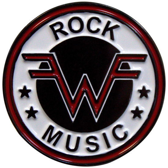 Cover for Weezer · Weezer Pin Badge: Rock Music Emblem (Anstecker) (2024)