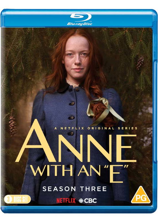 Cover for Anne with an E Season 3 Bluray · Anne With An E: Season 3 (Blu-ray) (2020)