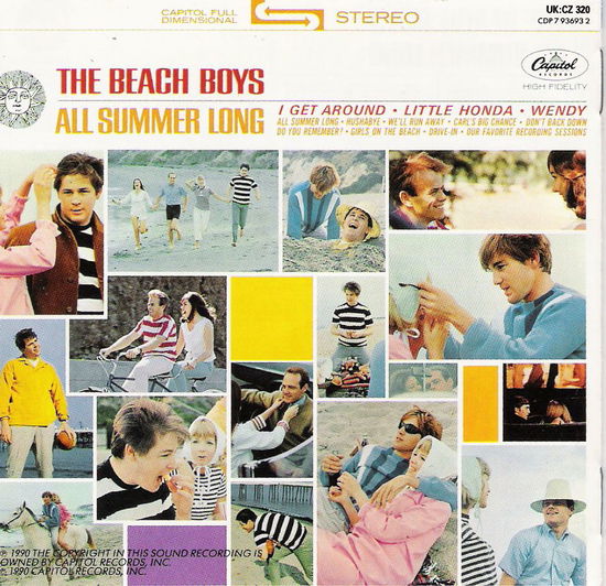 Cover for The Beach Boys · All Summer Long (CD) [Remastered edition] [Digipak] (2012)