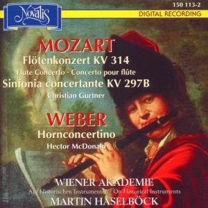 Cover for Wolfgang Amadeus Mozart (1756-1791) · Sinfonia concertante KV 297b (CD) (1995)