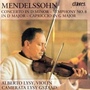 Violinkonzert / Sinfonie Nr.8 - Lysy / Camerata Lysy Gstaad - Musiikki - CLAVES - 7619931921327 - 1996