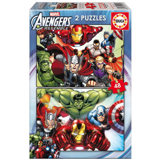 Cover for Educa · Puzzle - 2x48 Avengers (80-15932) (Spielzeug)