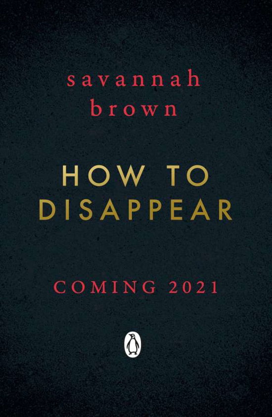 Cover for Savannah Brown · The Things We Don't See (Paperback Book) (2021)