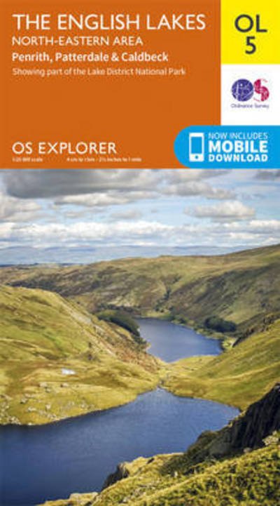 Cover for Ordnance Survey · Lakes NE - OS Explorer Map (Landkart) [August 2016 edition] (2016)