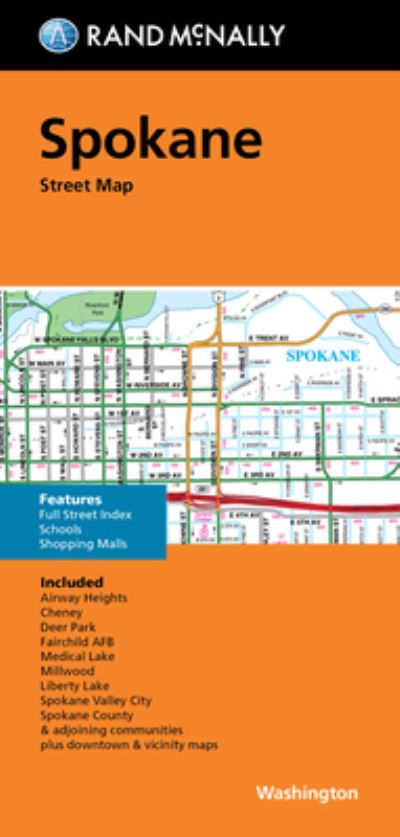 Cover for Rand McNally · Rand McNally Folded Map: Spokane Street Map (Kort) (2021)