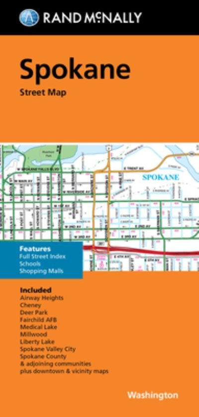 Cover for Rand McNally · Rand McNally Folded Map: Spokane Street Map (Landkarten) (2021)