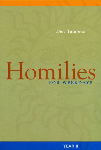 Cover for Don Talafous Osb · Homilies for Weekdays: Year II (Taschenbuch) [1st edition] (2005)