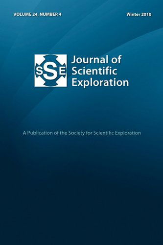 Cover for Society for Scientific Exploration · Journal of Scientific Exploration 24: 4 Winter 2010 (Paperback Book) (2010)