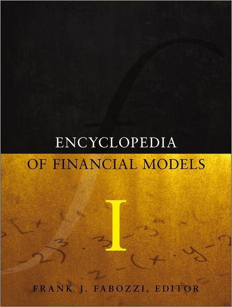 Cover for FJ Fabozzi · Encyclopedia of Financial Models V1 (Hardcover Book) (2012)