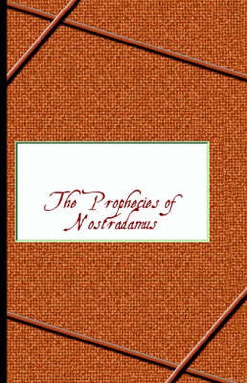 Cover for Nostradamus · Prophecies of Nostradamus (Taschenbuch) (2001)