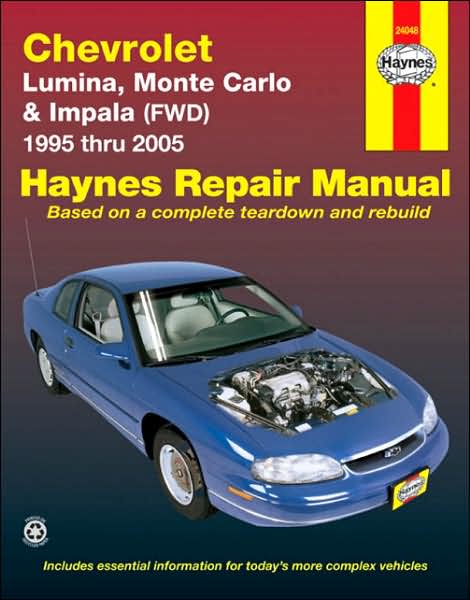 Chevrolet Lumina, Monte Carlo & Impala (FWD) (95 - 05) - Haynes Publishing - Books - Haynes Publishing - 9781563926327 - August 30, 2006