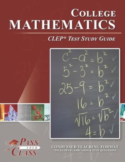 Cover for Passyourclass · College Mathematics CLEP Test Study Guide (Paperback Book) (2020)