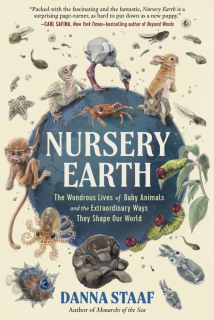 Cover for Danna Staaf · Nursery Earth: The Wondrous Lives of Baby Animals and the Extraordinary Ways They Shape Our World (Innbunden bok) (2023)