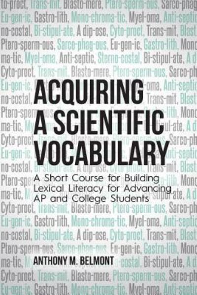 Cover for Anthony M. Belmont · Acquiring a Scientific Vocabulary (Pocketbok) (2019)