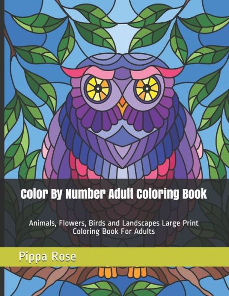 Cover for Pippa Rose · Color By Number Adult Coloring Book (Paperback Book) (2020)