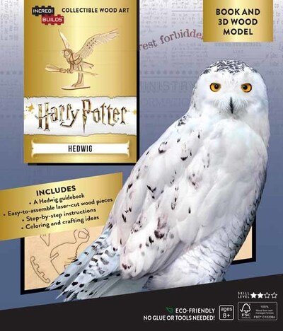 Cover for Insight Editions · IncrediBuilds: Harry Potter: Hedwig Book and 3D Wood Model - Incredibuilds (Book) (2019)