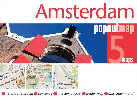 Cover for Popout Map · Popout Maps: Amsterdam Popout Map (Innbunden bok) (2017)