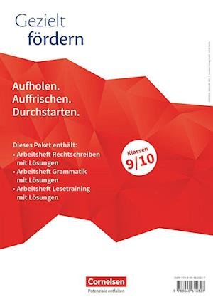 Cover for Cornelsen Verlag GmbH · Gezielt fördern 9./10. Schuljahr. Thematische Arbeitshefte im Paket (Paperback Book) (2021)