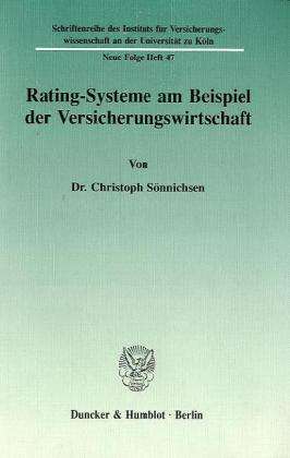 Cover for Sönnichsen · Rating-Systeme am Beispiel d (Book) (1992)