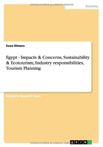 Cover for Elmers · Egypt - Impacts &amp; Concerns, Sust (Book) (2013)