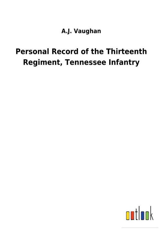 Cover for Vaughan · Personal Record of the Thirteen (Book) (2018)