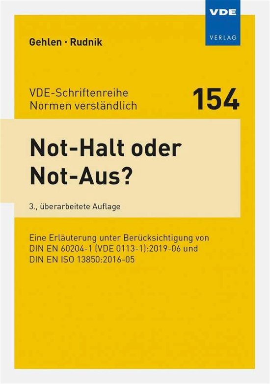 Cover for Gehlen · Not-Halt oder Not-Aus? (Bok)