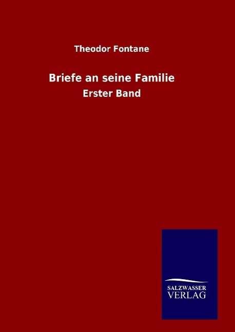 Cover for Theodor Fontane · Briefe an seine Familie (Hardcover Book) (2016)