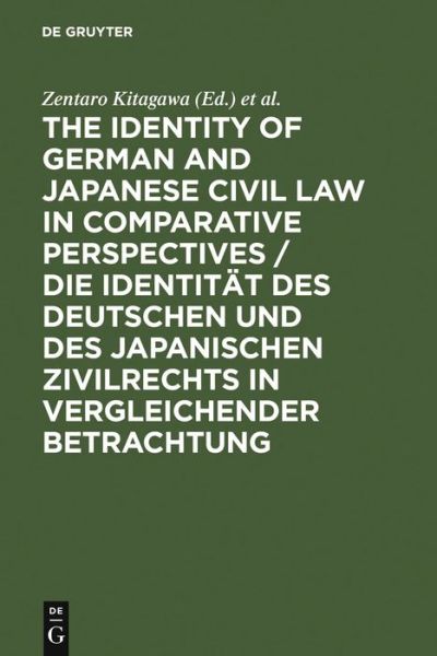 Cover for Karl Riesenhuber (Editor) · Identity of German and Japanese Civil (Book) (2007)