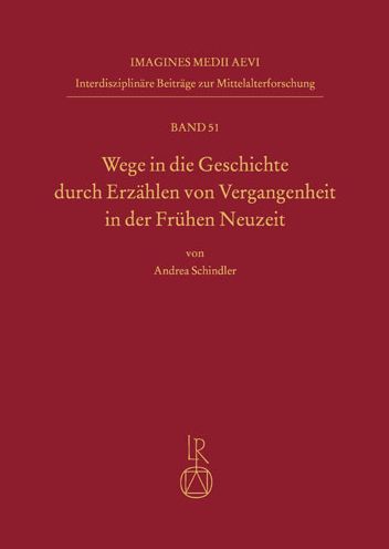 Cover for Schindler · Wege in die Geschichte durch (Book) (2020)