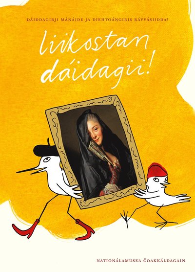 Cover for Alexander Kateb · Pippi på konst! : en konstbok för barn och nyfikna vuxna! (nordsamiska) (Innbunden bok) (2020)