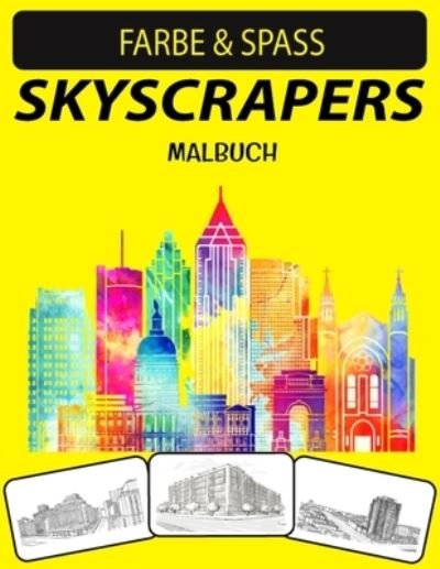 Cover for Black Rose Press House · Skyscrapers Malbuch (Pocketbok) (2020)