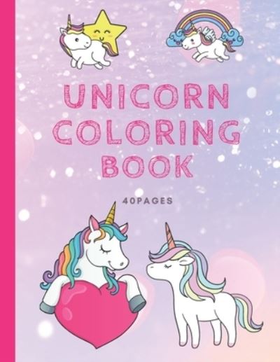 Cover for Candy Girls · Unicorn Coloring Book - 40 Pages (Taschenbuch) (2021)