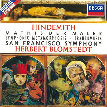 Cover for Walther G. / San Francisco Symphony / Blomstedt Herbert · Symphony ''mathis Der Maler'' / Trauermusik / Symphonic Metamorphosis (CD) (1988)