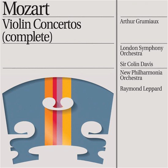 Mozart: Violin Concertos - Arthur Grumiaux - Musik - CONCERTO - 0028943832328 - 10 december 1984