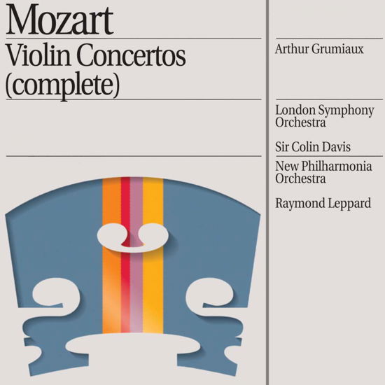 Mozart: Complete Violin Concertos - Grumiaux / Davis - Musiikki - PHILIPS - 0028943832328 - perjantai 31. joulukuuta 1993