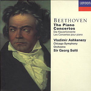 Cover for Ashkenazy / Cso / Solti · Beethoven / Piano Concertos (CD) (1995)