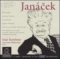 Cover for Janacek / Serebrier / Czech State Phil Orch · Orchestral Works (CD) (2001)
