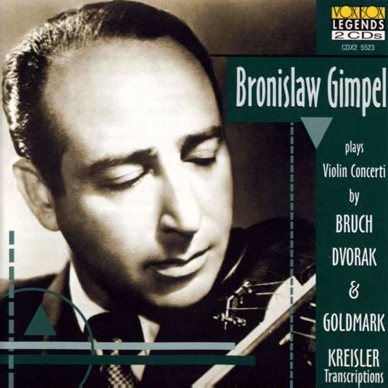 Plays Bruch Kreisler Dvorak - Gimpel / Bruch / Cremer / Southwest German Radio - Muziek - DAN - 0047163552328 - 1996