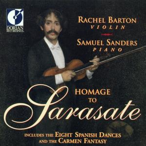 Homage to Sarasate - Barton,rachel / Sanders,samuel - Musiikki - DORIAN - 0053479018328 - tiistai 24. toukokuuta 1994