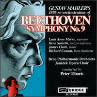 Cover for Beethoven / Mahler / Tiboris / Brno Philharmonic · Symphony 9 (CD) [Mahler edition] (1993)