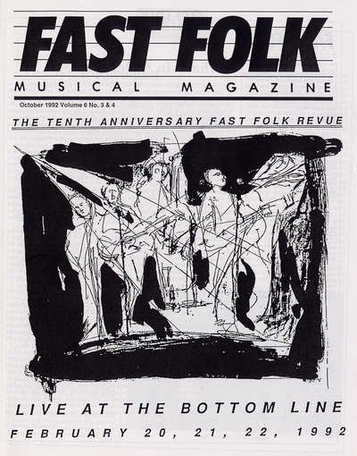 Cover for Fast Folk Musical Magazine (No.3) Tenth Ann 6 / Va (CD) (2009)