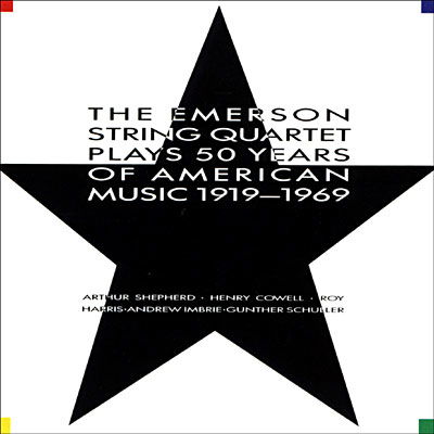 Cover for Emerson String Quartet · The Emerson String Quartet Plays 50 Years Of Ameri (CD) (1999)