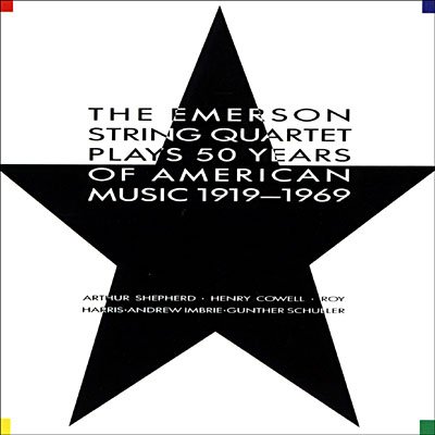 Emerson String Quartet Plays 50 Years Of American Music - Emerson String Quartet - Musikk - NEW WORLD RECORDS - 0093228045328 - 30. juni 1999